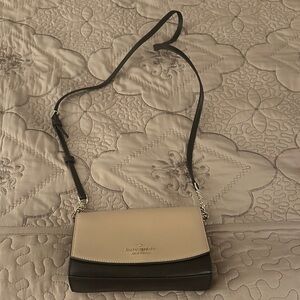 Kate Spade Beige and Black Crossbody Bag